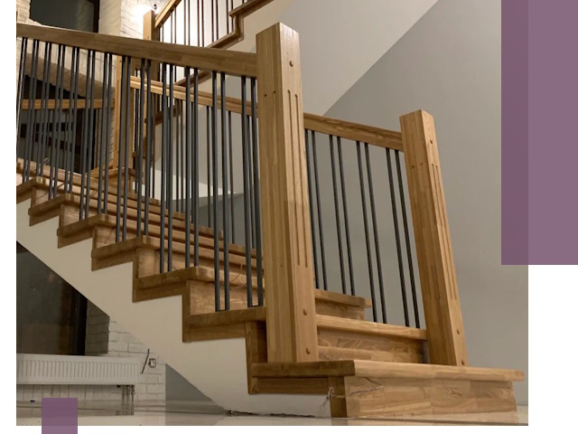 Реставрация деревянных и металлических лестниц в Пыти-Яхах