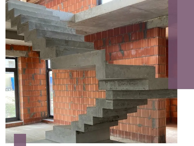 Изготовление бетонных лестниц под ключ в Пыти-Яхах