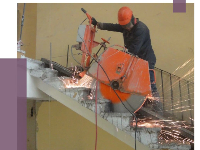 Демонтаж бетонных лестниц в Пыти-Яхах от 4578 руб. за м2 | ПРОЛЁТ-Пть