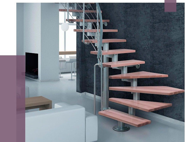 Модульные лестницы в Пыти-Яхах от 16785 руб. — купить в ПРОЛЁТ-Пть