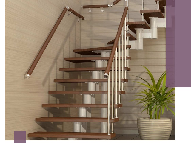 Изготовление модульных лестниц под ключ в Пыти-Яхах