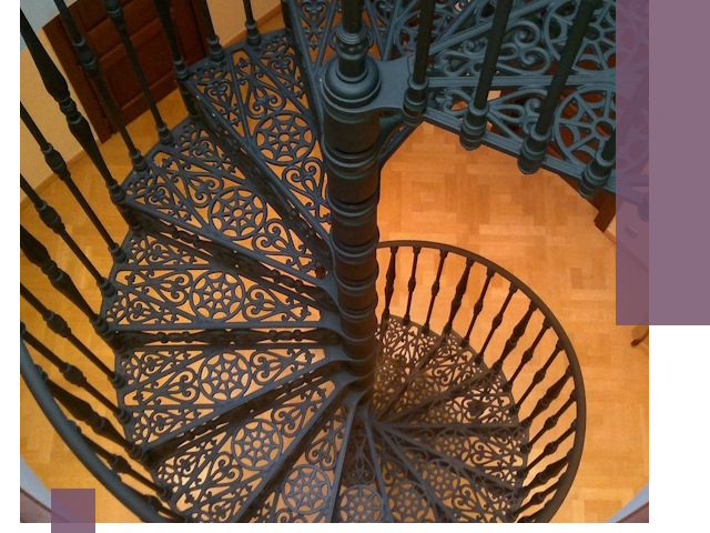 Винтовые лестницы под ключ в Пыти-Яхах: производство и монтаж