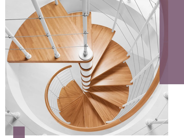 Изготовление винтовых лестниц под ключ в Пыти-Яхах