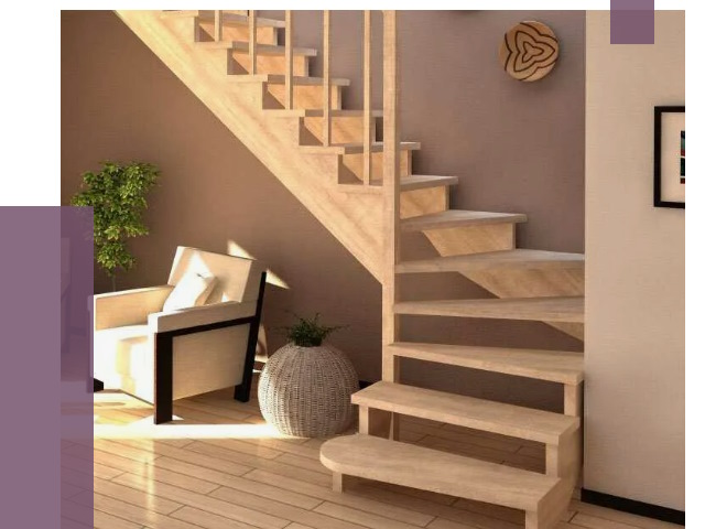 Изготовление Г-образных лестниц в Пыти-Яхах от 18820 руб. 