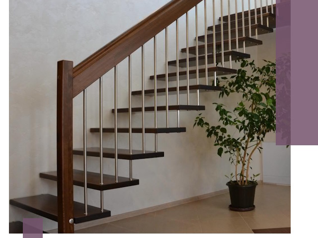 Лестницы на больцах под ключ в Пыти-Яхах – изготовление и монтаж