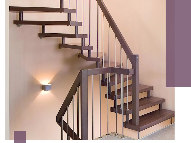 Изготовление лестниц на больцах в Пыти-Яхах под ключ