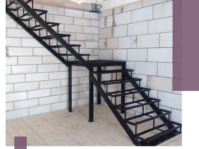 Лестницы на металлокаркасе под ключ в Пыти-Яхах — изготовление и монтаж