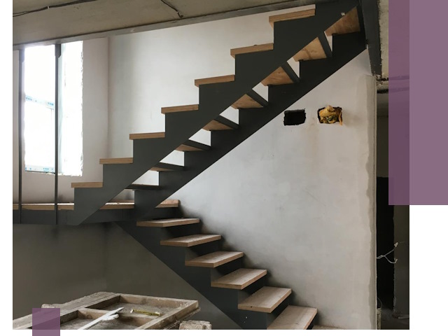 Изготовление лестниц на металлокаркасе в Пыти-Яхах от производителя