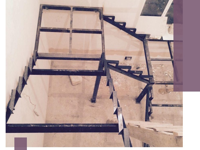 Монтаж лестниц на металлокаркасе в Пыти-Яхах быстро и качественно