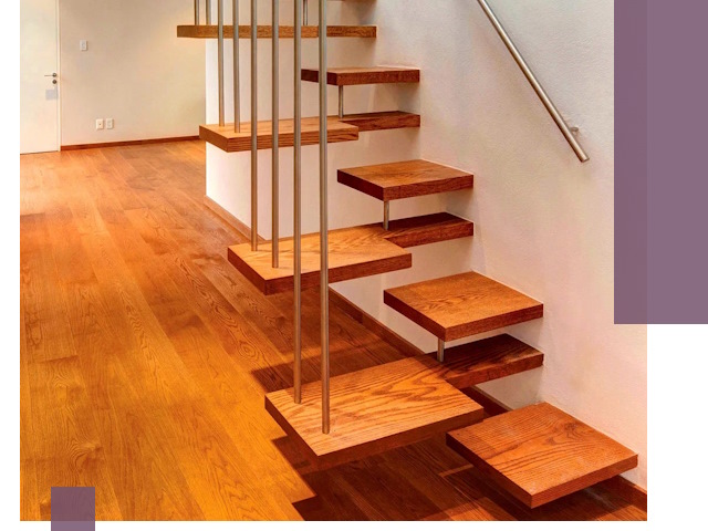 Лестницы «гусиный шаг» на заказ в Пыти-Яхах для узких пространств