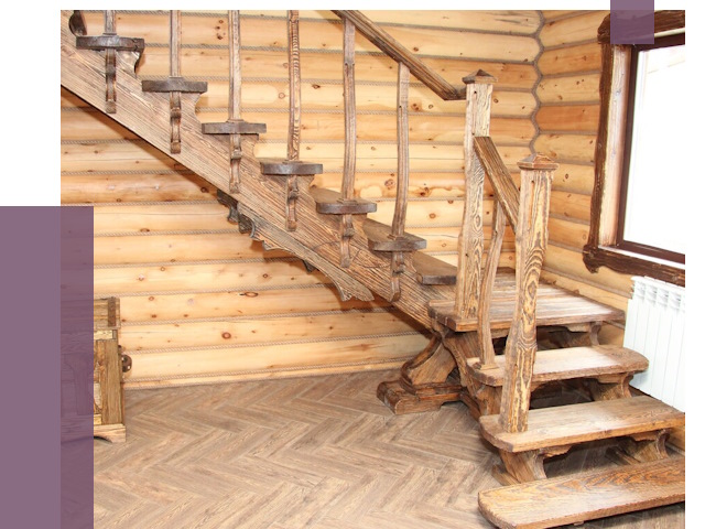 Лестницы в баню в Пыти-Яхах от 19024 руб. — изготовление | ПРОЛЁТ-Пть