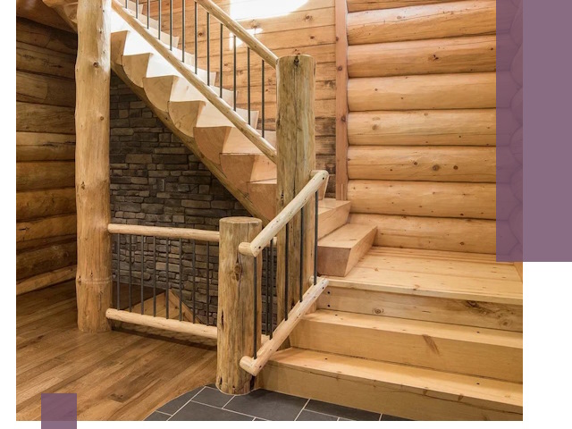 Лестницы в баню под заказ и профессиональный монтаж в Пыти-Яхах