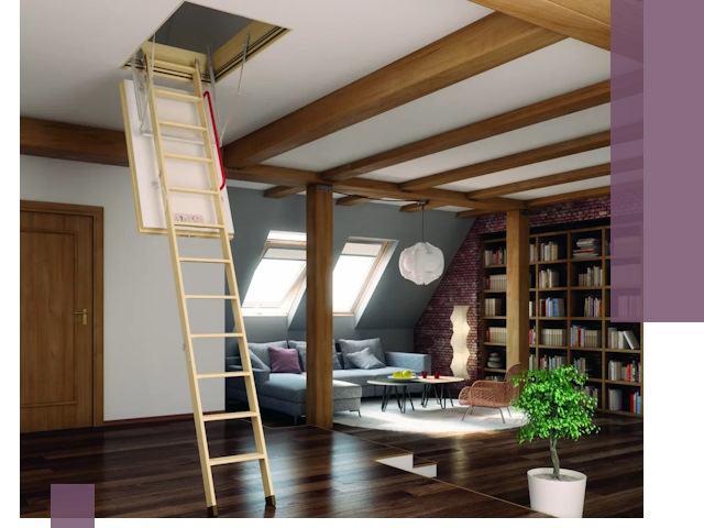 Чердачные лестницы под ключ в Пыти-Яхах: изготовление и монтаж