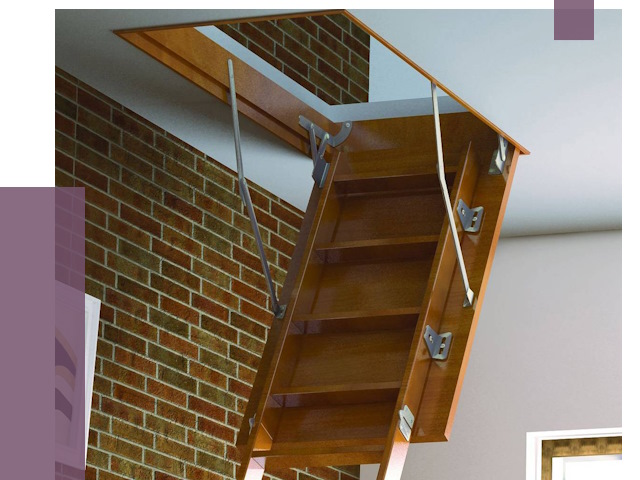 Установка чердачной лестницы в Пыти-Яхах от 7782 руб. | ПРОЛЁТ-Пть