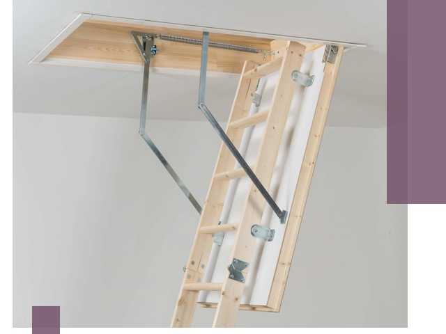 Установка чердачной лестницы под ключ в Пыти-Яхах