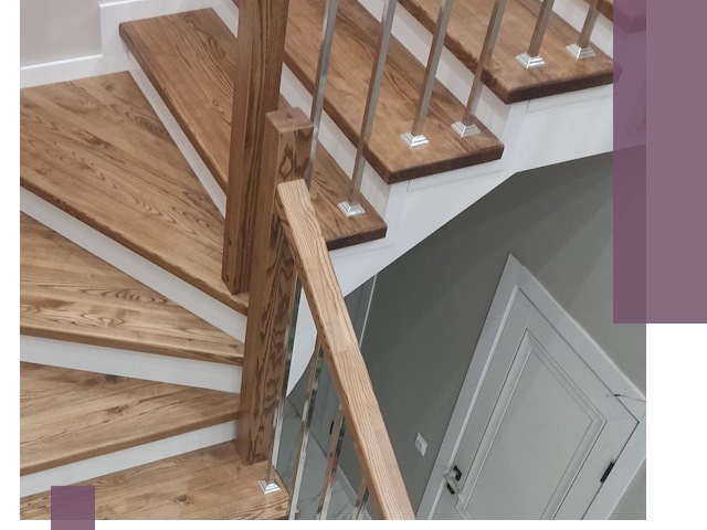 Обшивка металлических лестниц под ключ в Пыти-Яхах