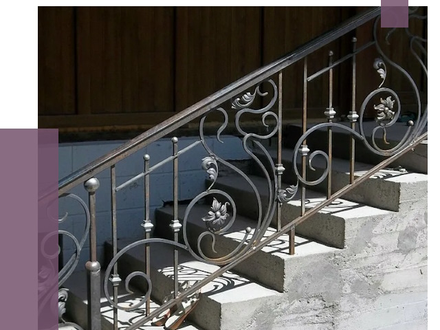 Кованые перила в Пыти-Яхах от 8647 руб. под ключ — качество от ПРОЛЁТ-Пть