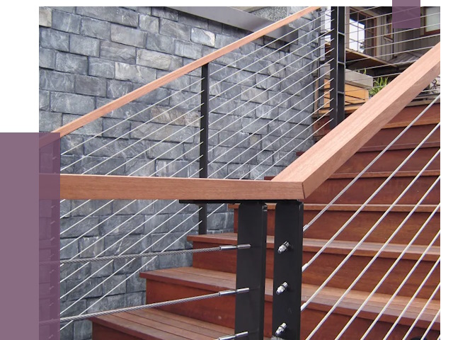 Тросовые перила под ключ в Пыти-Яхах от 7731 руб. 