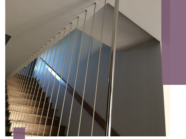 Тросовые перила под ключ в Пыти-Яхах — производство и монтаж