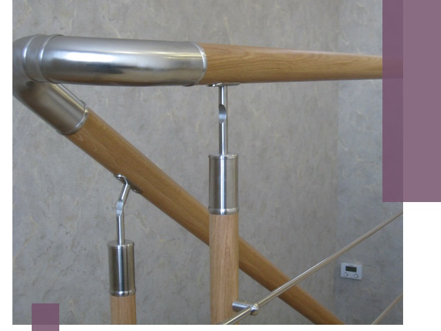 Комбинированные перила на заказ в Пыти-Яхах — монтаж и производство