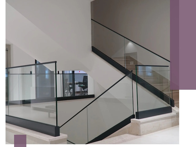 Стеклянные перила премиум-класса с установкой в Пыти-Яхах