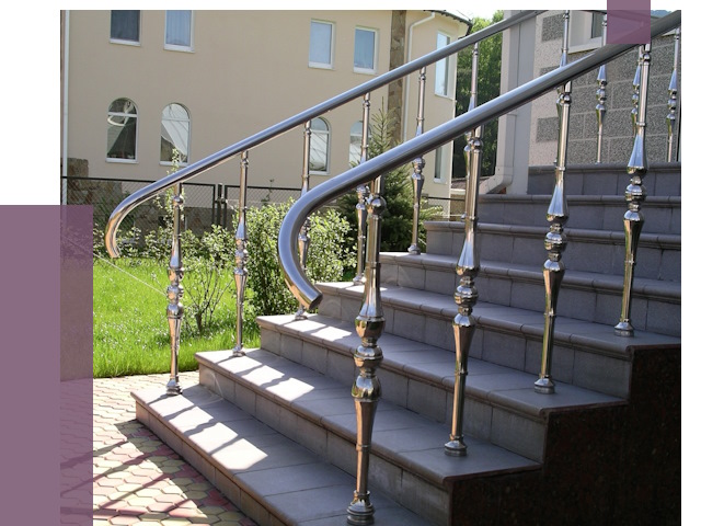 Перила для крыльца в Пыти-Яхах от 10682 руб. — монтаж ПРОЛЁТ-Пть