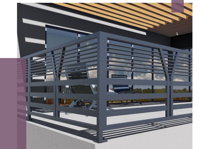 Изготовление балконных ограждений в Пыти-Яхах от 10682 руб. | ПРОЛЁТ-Пть