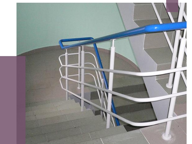 Перила в подъезде в Пыти-Яхах — установка и замена от 7375 руб. | ПРОЛЁТ-Пть