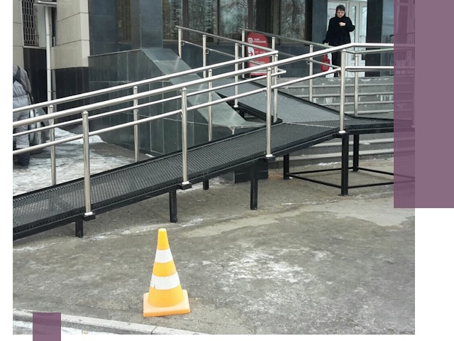 Стационарные пандусы под ключ в Пыти-Яхах — изготовление и монтаж