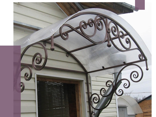 Изготовление козырьков в Пыти-Яхах от 7325 руб. — заказать | ПРОЛЁТ-Пть