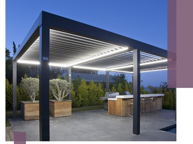 Навесы отдельно стоящие под ключ в Пыти-Яхах из металла и поликарбоната