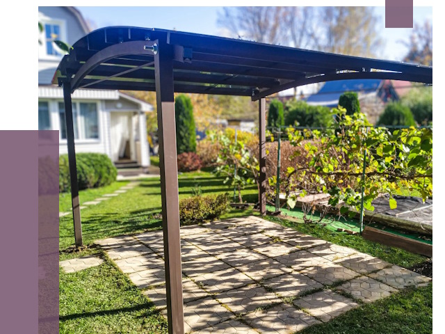 Навесы для дачи в Пыти-Яхах от 12665 руб. под ключ — ПРОЛЁТ-Пть