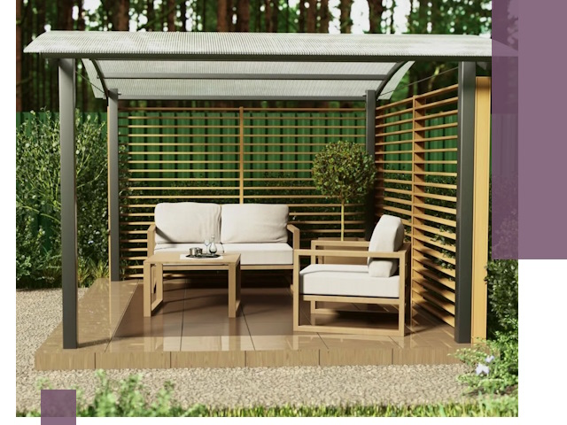 Навесы для дачи в Пыти-Яхах: изготовление, монтаж и демонтаж