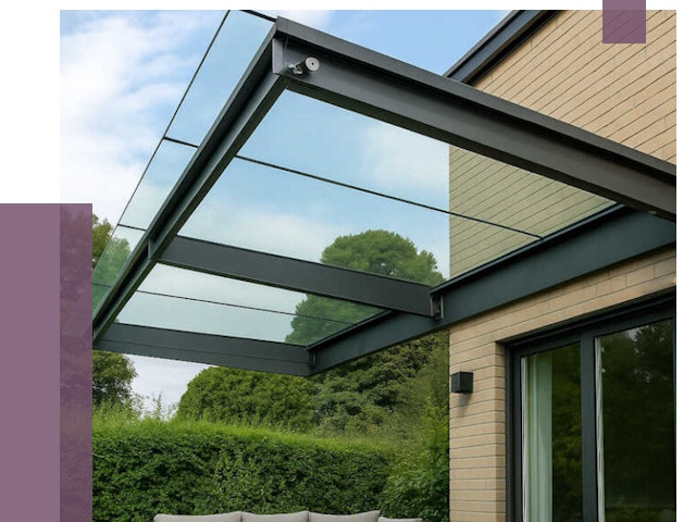 Стеклянные навесы и козырьки в Пыти-Яхах от 12208 руб.