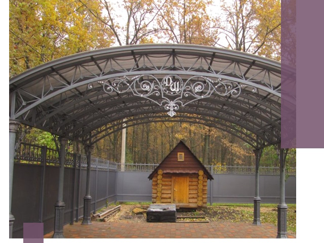 Кованые навесы премиум-класса под заказ в Пыти-Яхах