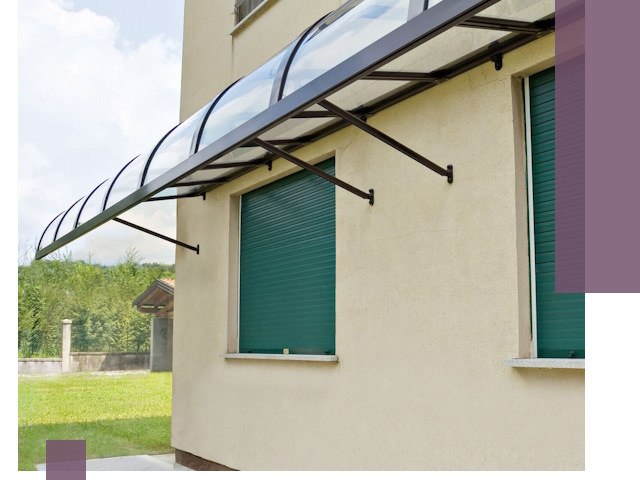 Козырьки над окнами в Пыти-Яхах — изготовление и монтаж по выгоде