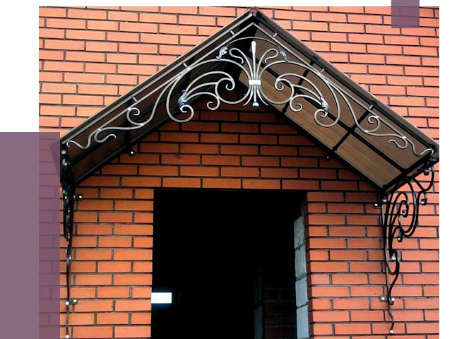 Металлические козырьки в Пыти-Яхах от 10631 руб. 