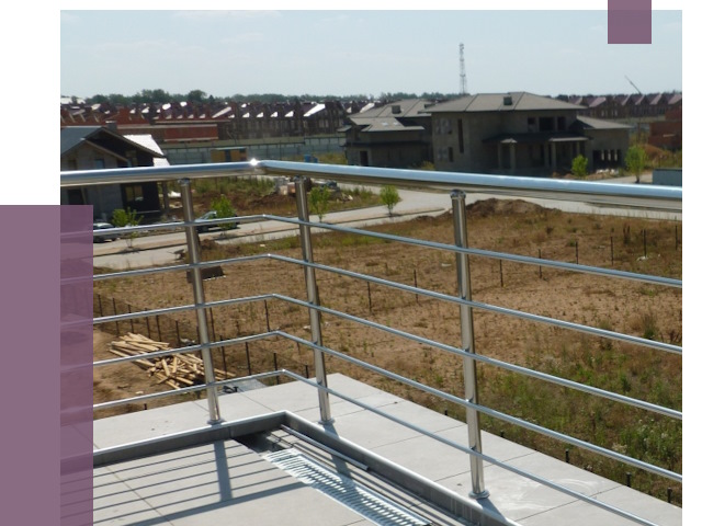 Парапеты из нержавеющей стали в Пыти-Яхах от 7935 руб. за м² | ПРОЛЁТ-Пть