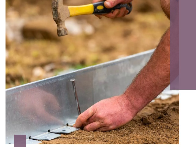 Монтаж металлических бордюров в Пыти-Яхах быстро и качественно