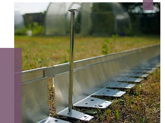 Металлические бордюры для газона в Пыти-Яхах от 4273 руб. | ПРОЛЁТ-Пть