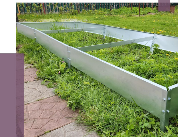 Металлические бордюры для грядок в Пыти-Яхах от 1780 руб. 