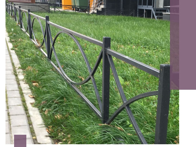 Газонные ограждения из металла в Пыти-Яхах — монтаж и продажа
