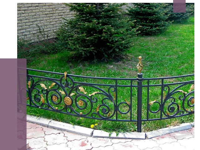Кованые газонные ограждения в Пыти-Яхах от 7579 руб. — ПРОЛЁТ-Пть